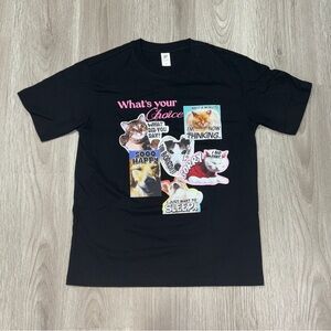 What's Your Choice
Graphic Cat T-Shirt — Men's M